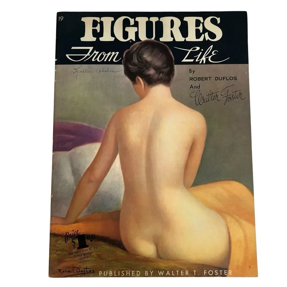 Figures From Life By Robert Duflos‎ And Walter Foster How To Draw Books